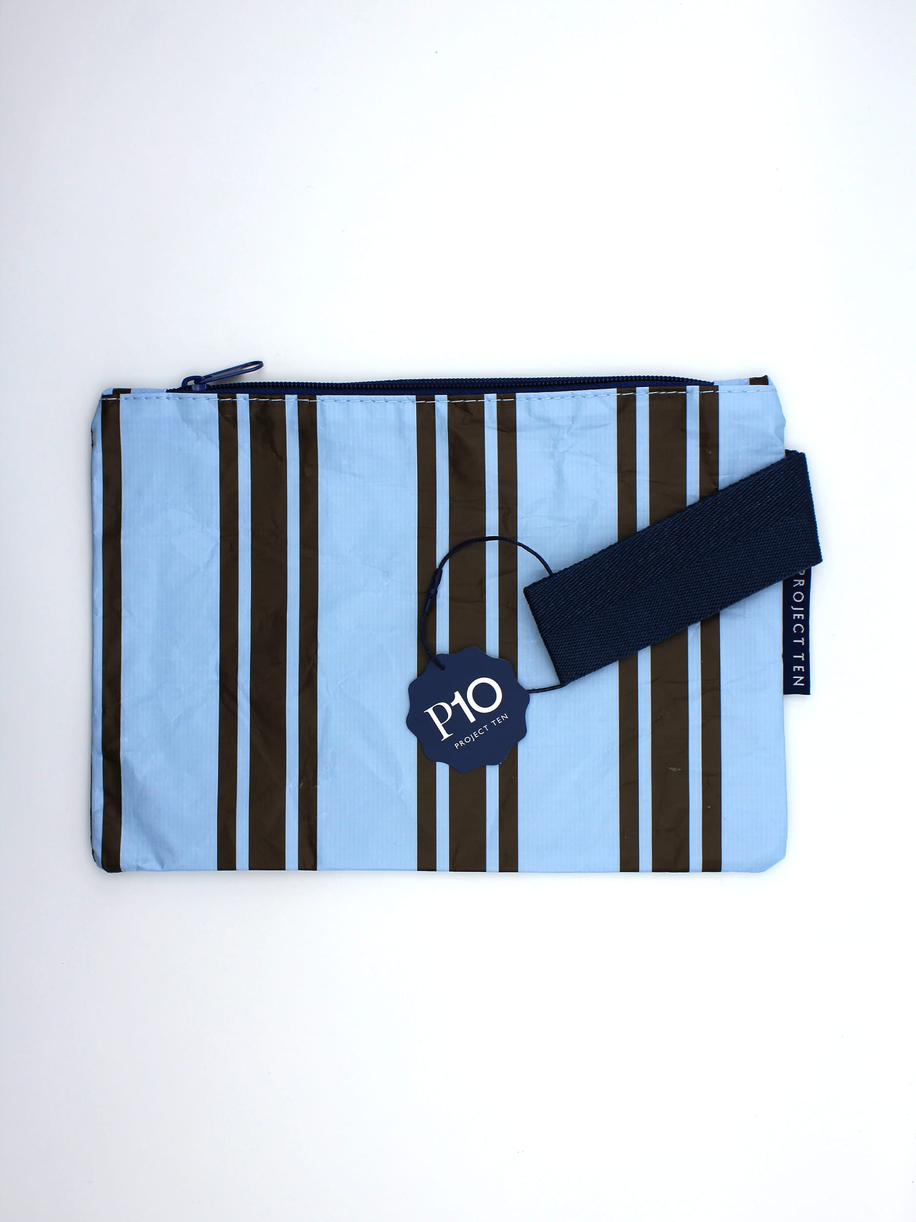Mini Zip Pouch – Oxford Stripe