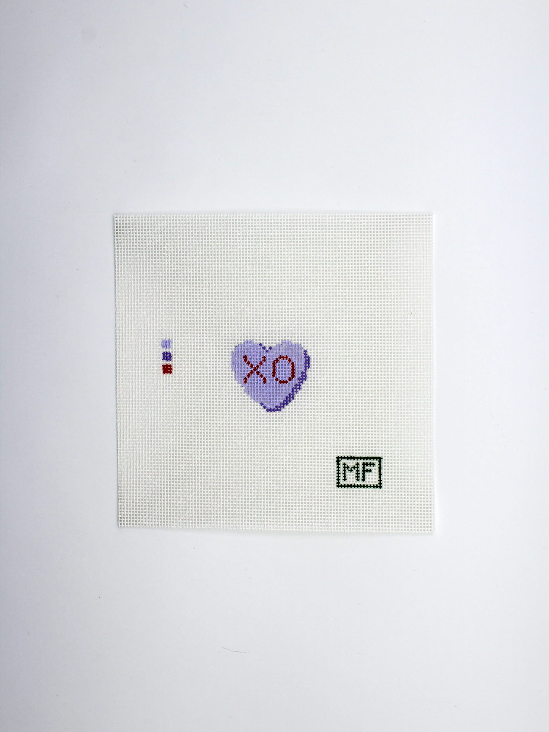 Lavender Heart Mini Canvas