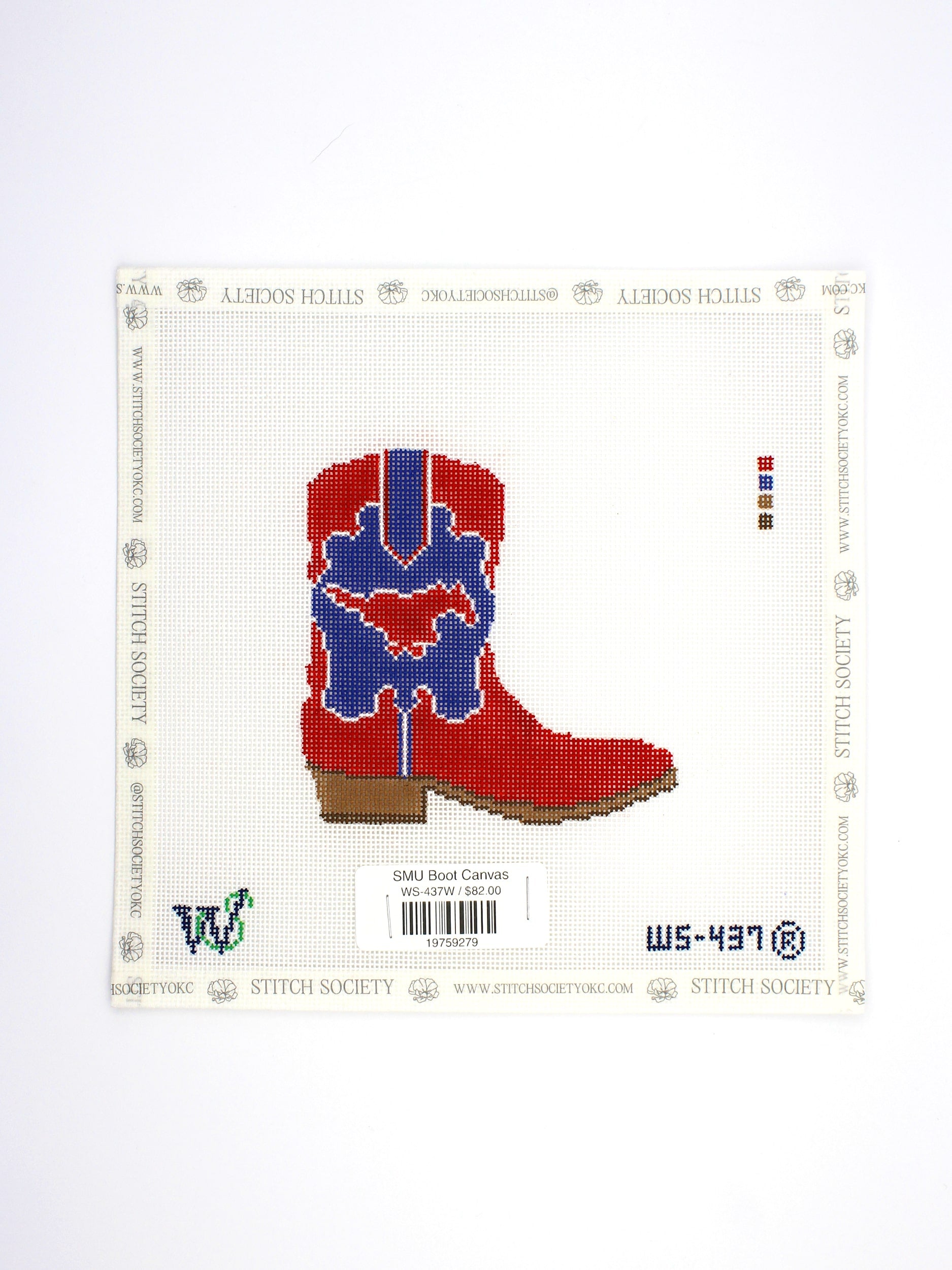 SMU Boot Canvas
