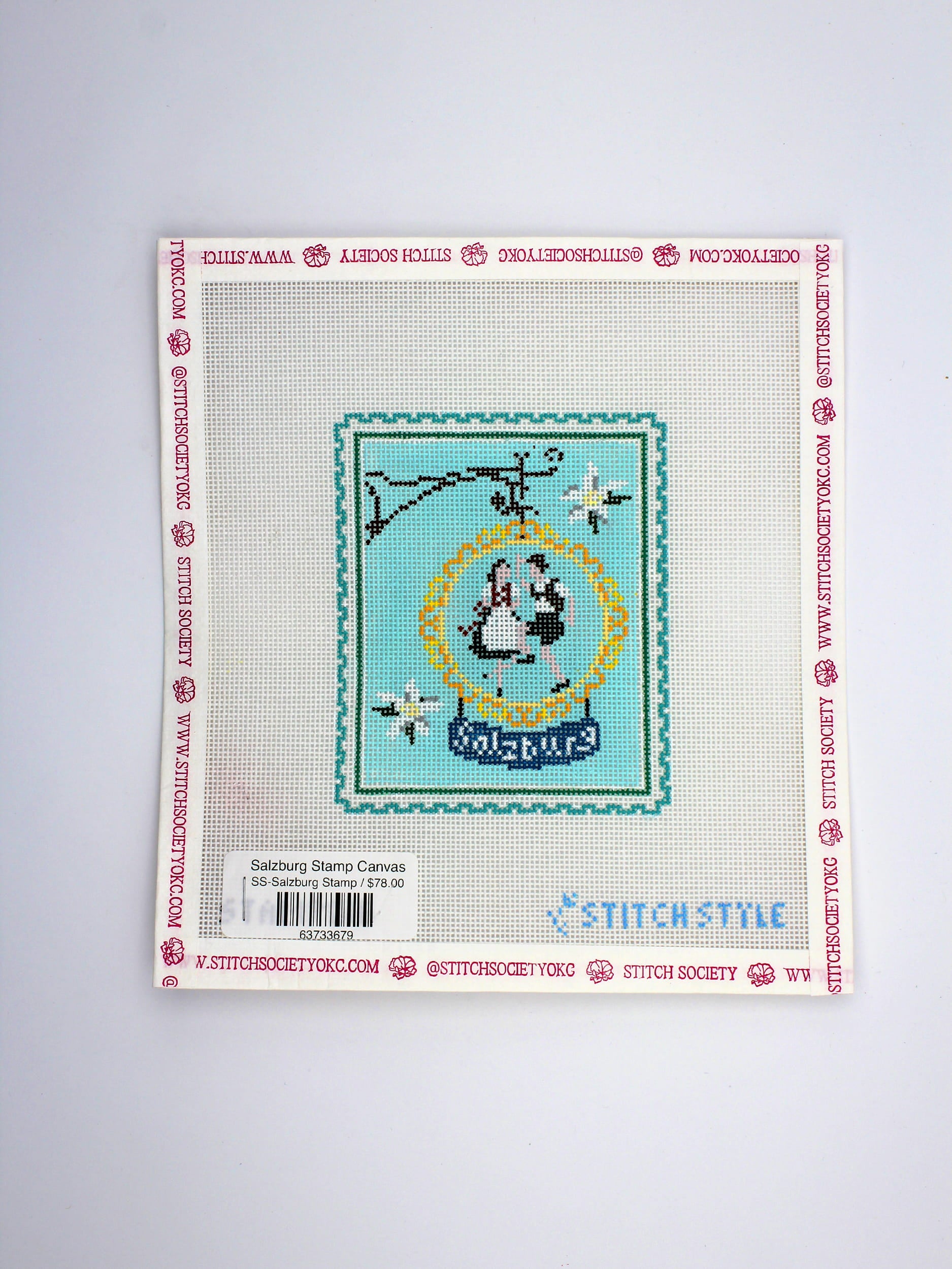 Salzburg Stamp Canvas