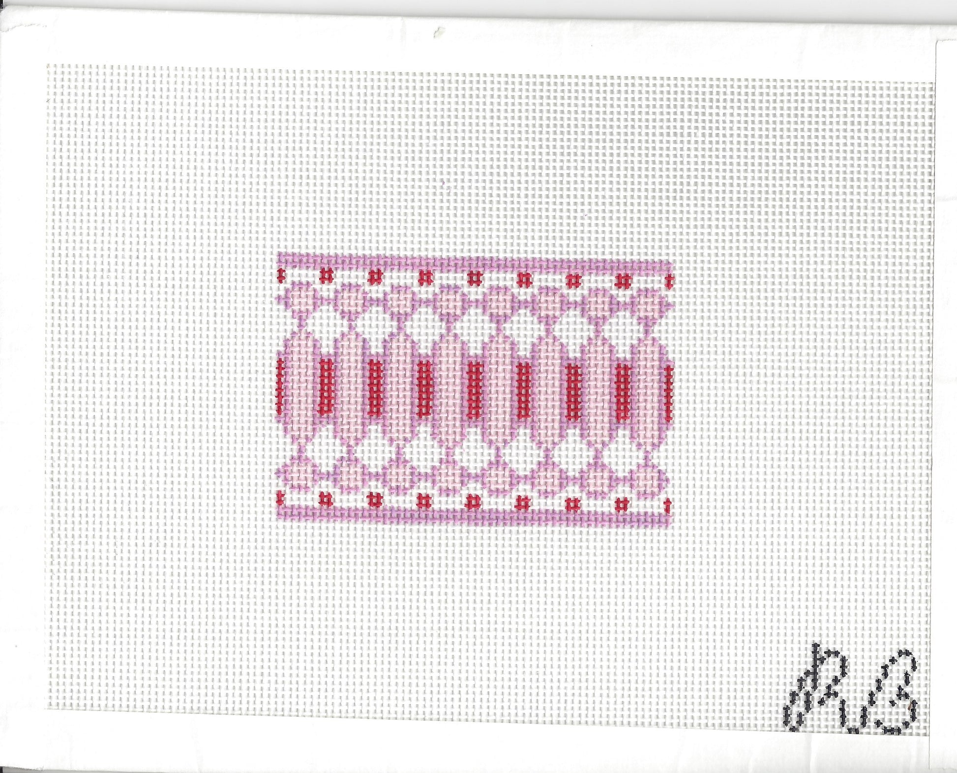 Bubble Chain Lilac/Red Canvas