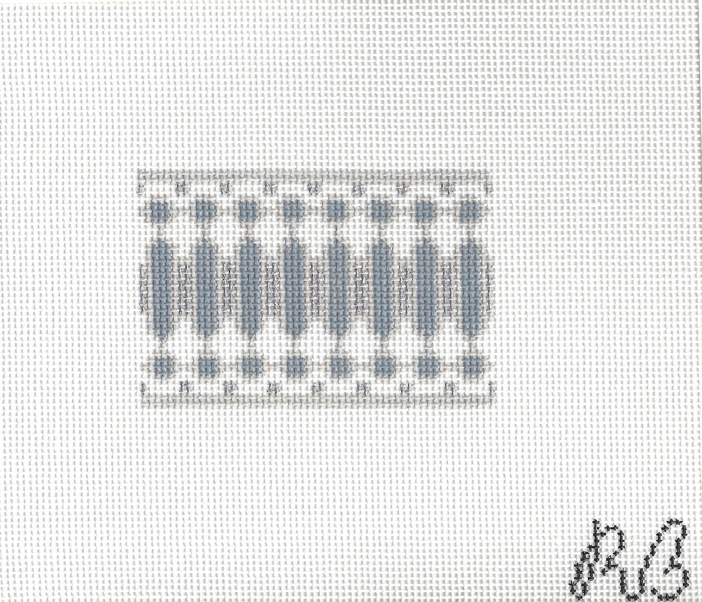 Bubble Chain Silver/Taupe Canvas