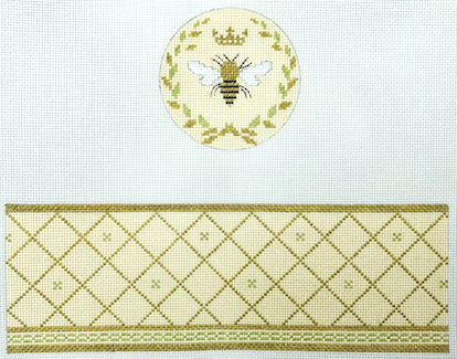 Queen Bee Beige Hinge Box Canvas w/ Hardware