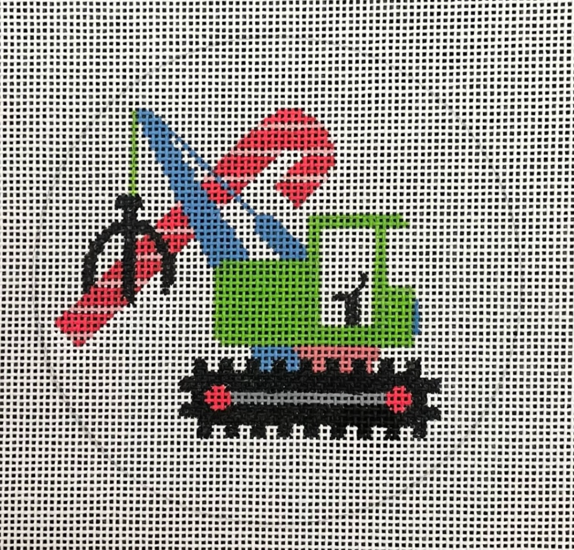 Christmas Crane Canvas