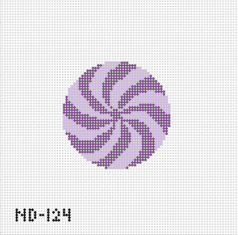 Purple Peppermint Canvas