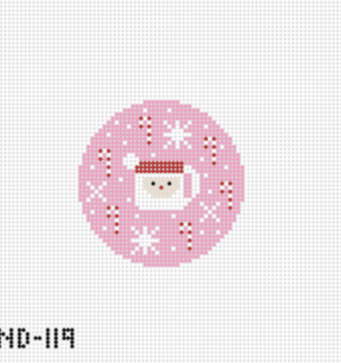 Pink Santa Mug Canvas