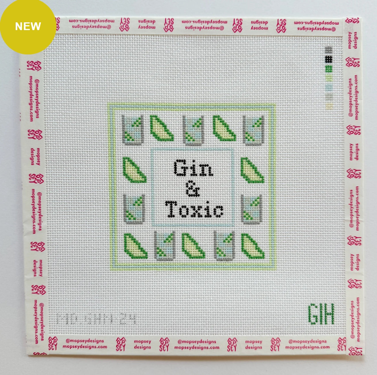 Gin & Toxic Coaster Canvas