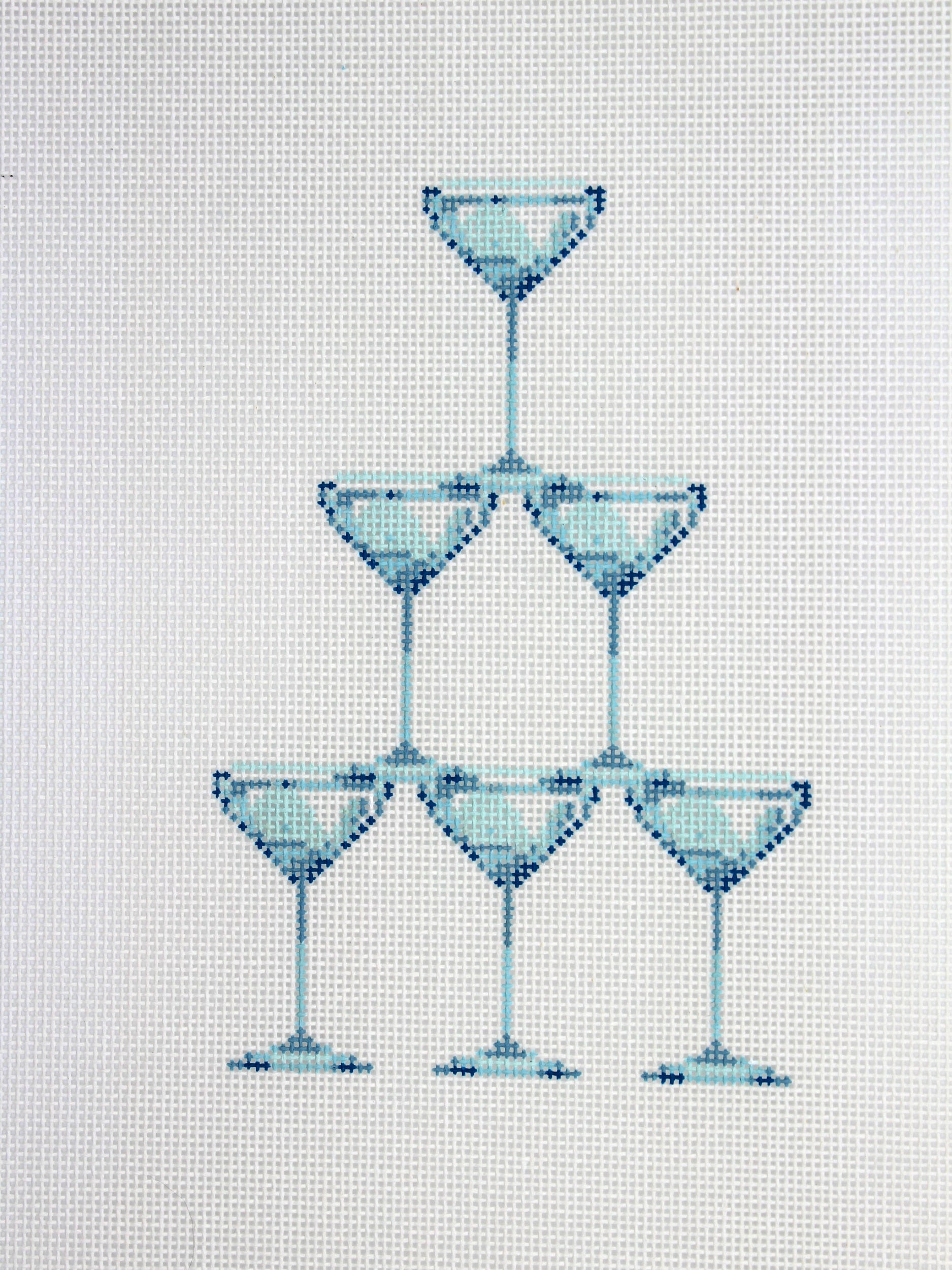 Something Blue Cocktails - w/o writing Canvas