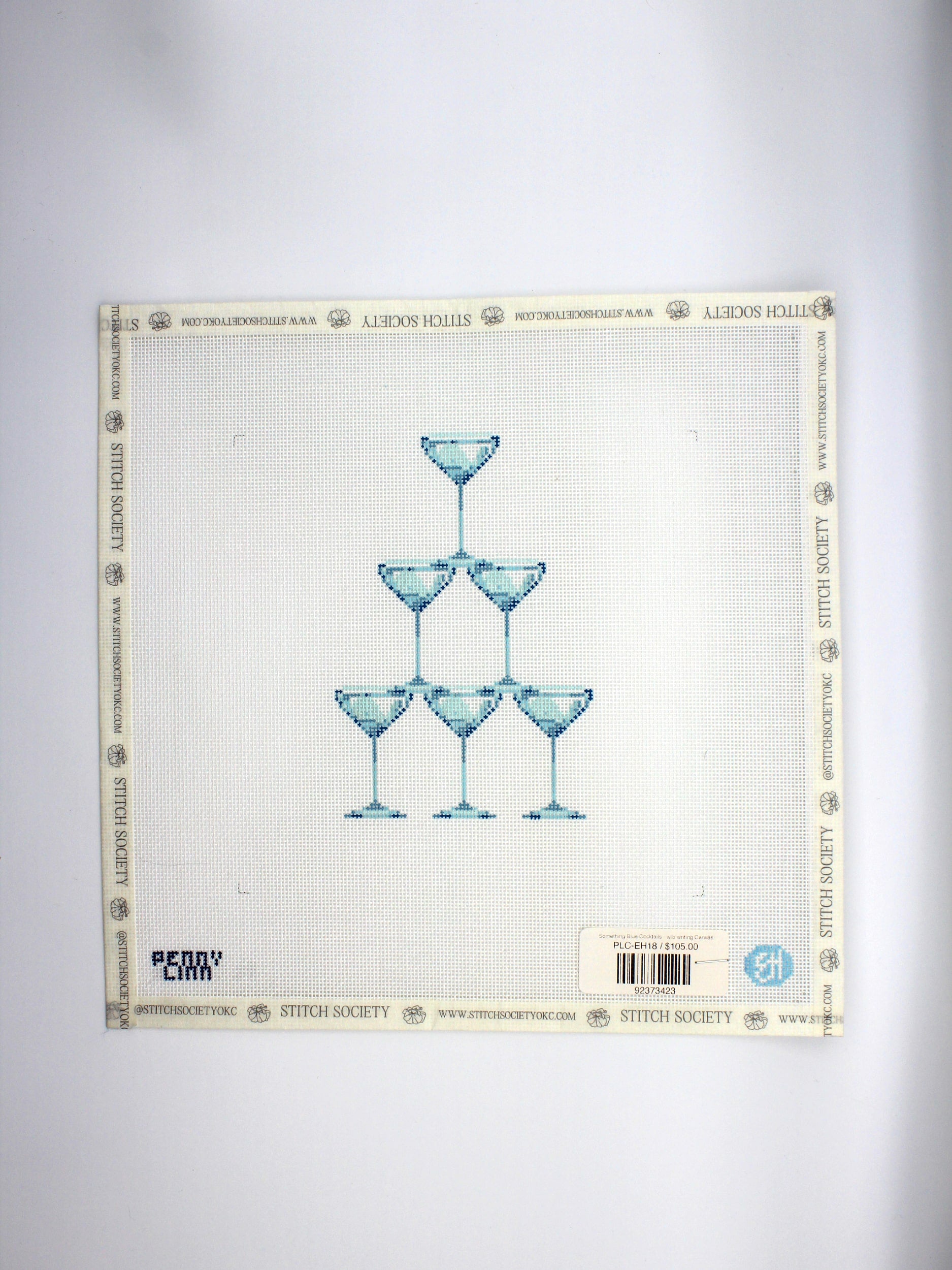 Something Blue Cocktails - w/o writing Canvas