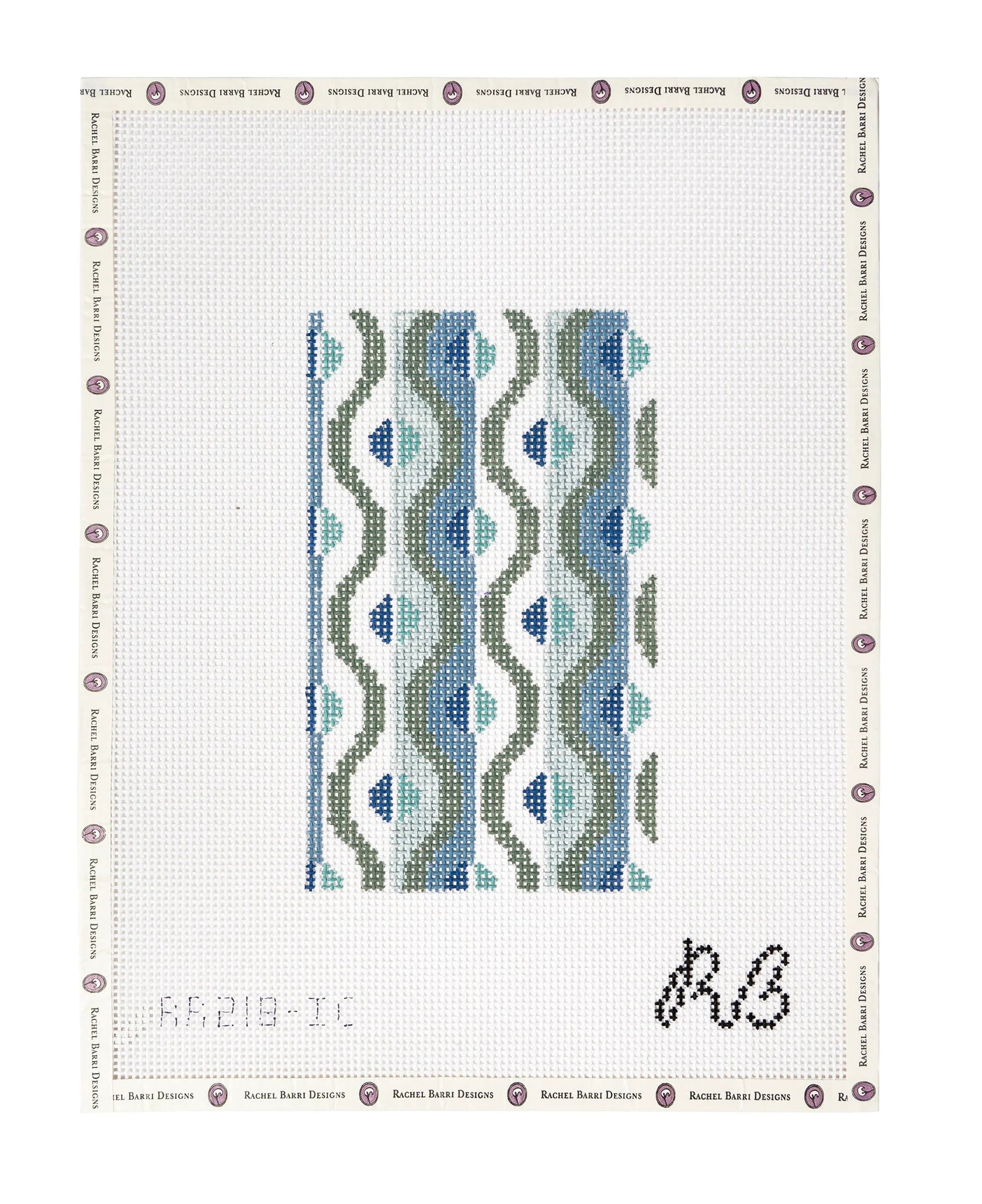 Squiggle Insert Canvas - Cool