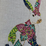 Standing Tobacco Bunny Canvas