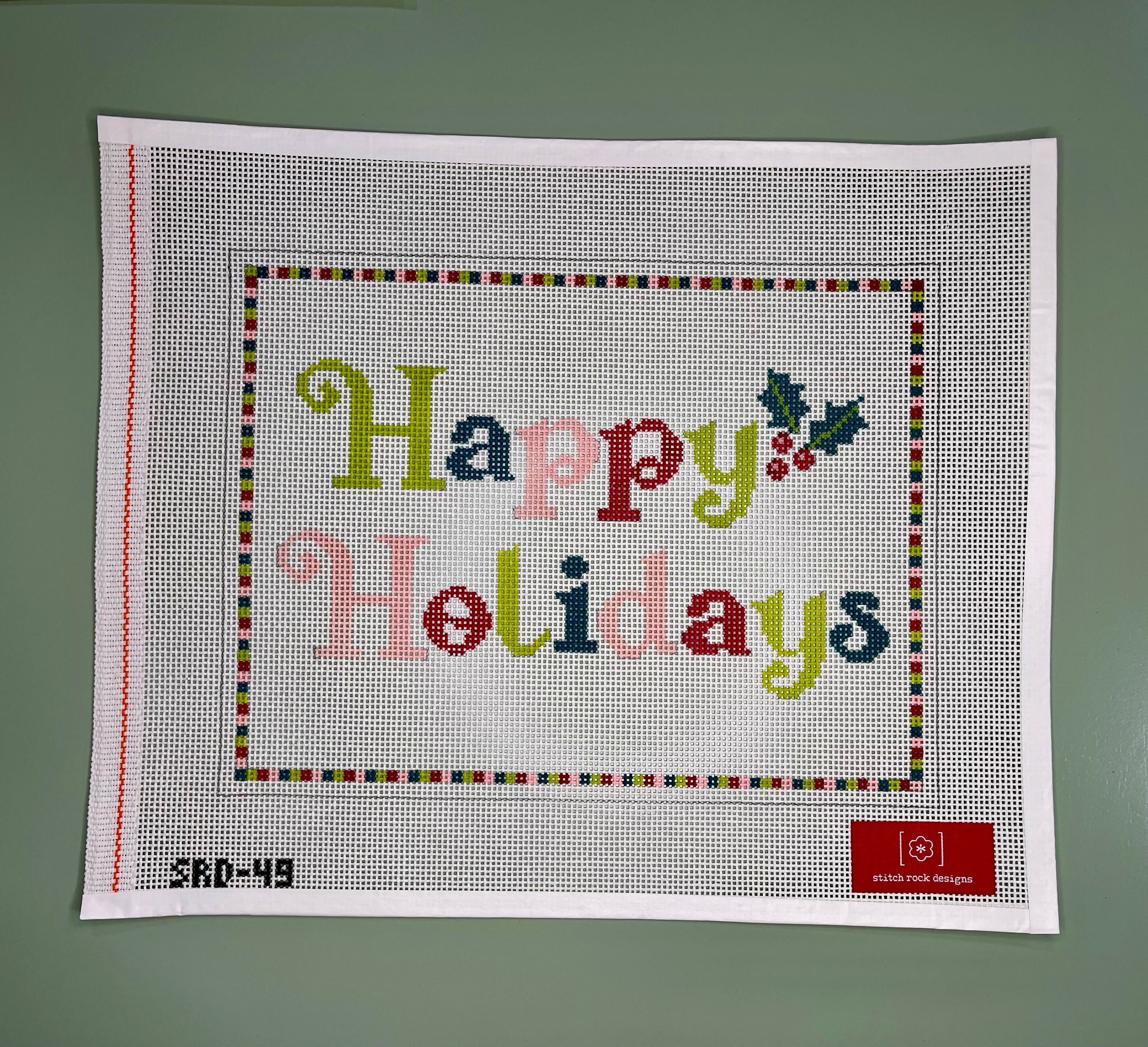 Happy Holidays Canvas