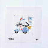 Special Delivery Stork - It's A Boy Canvas