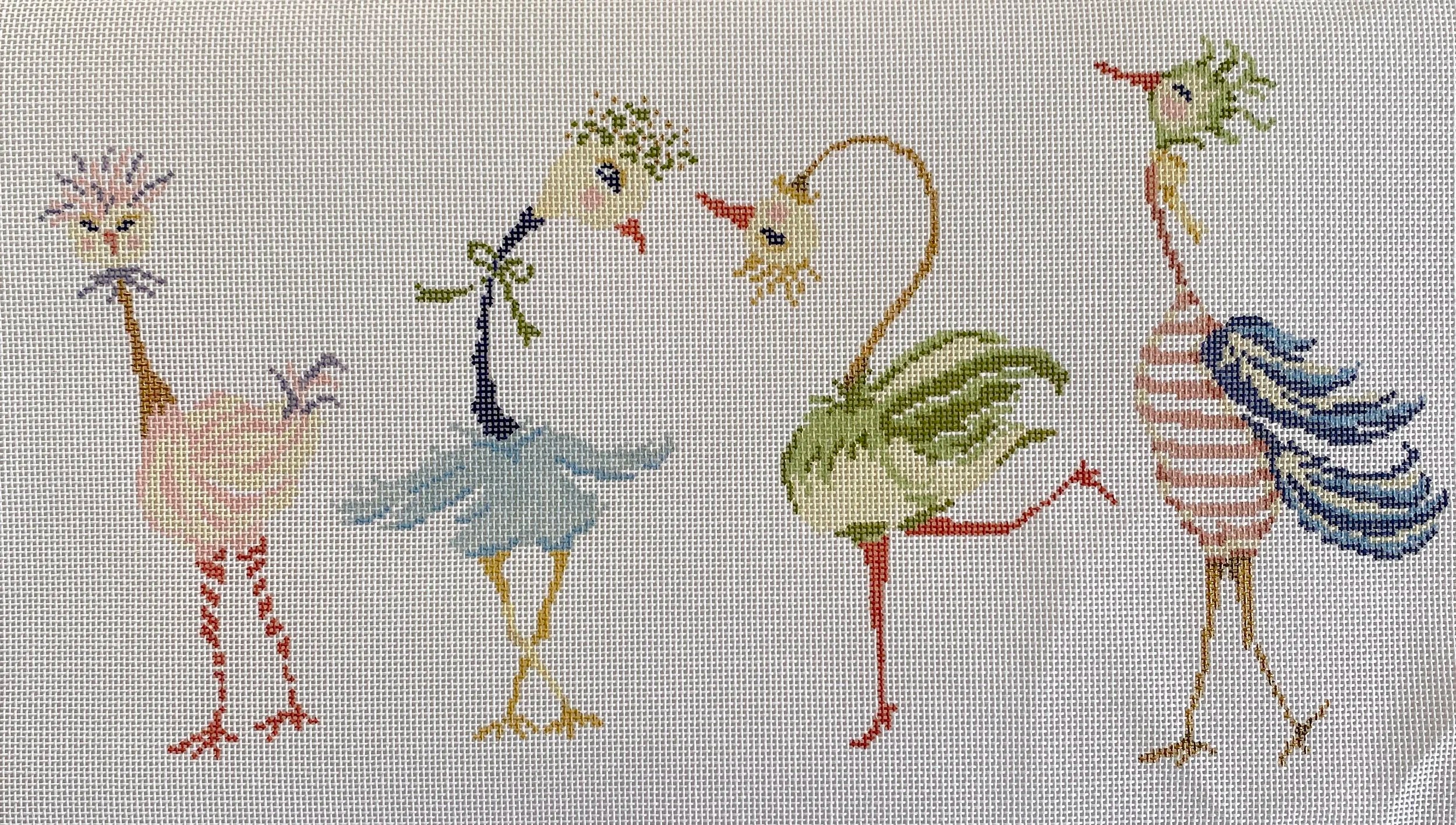 Strange Birds Canvas