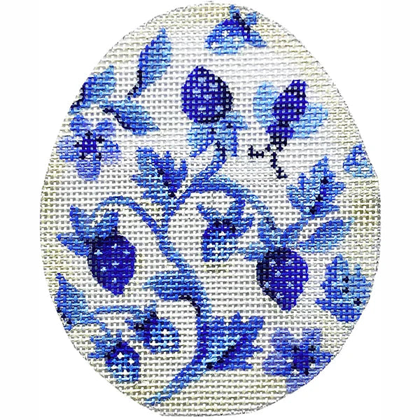 Strawberry Blues Egg Canvas