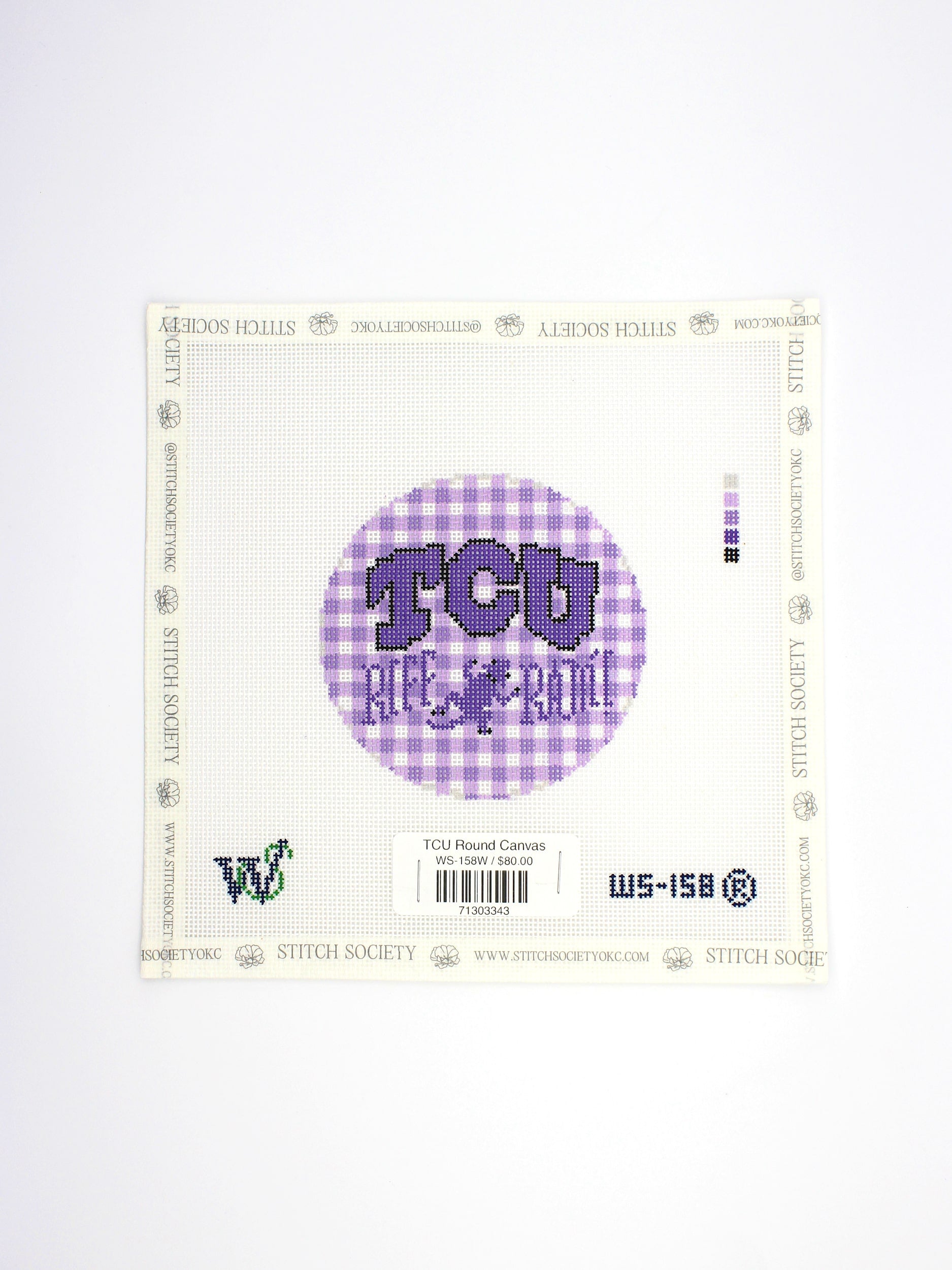 TCU Round Canvas