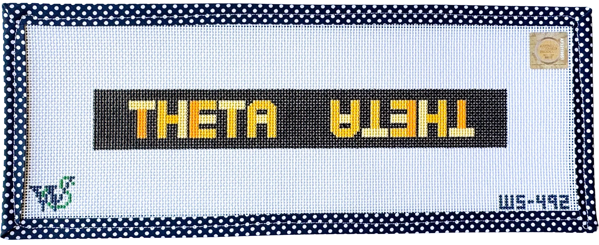 Kappa Alpha Theta Key Fob Canvas