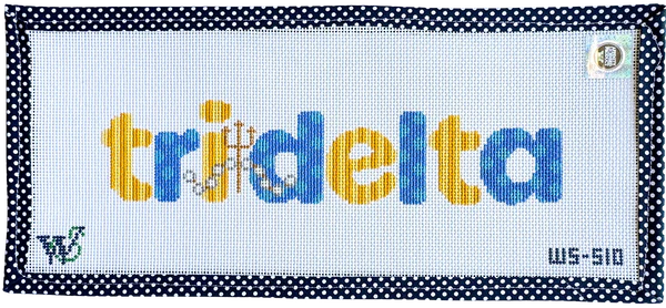 Delta Delta Delta Dots & Stripes Canvas