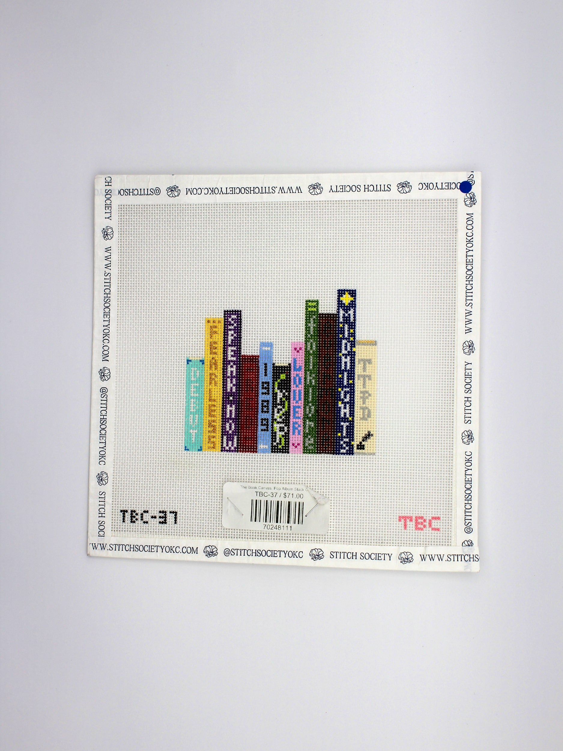 The Book Canvas: Pop Album Stack Canvas