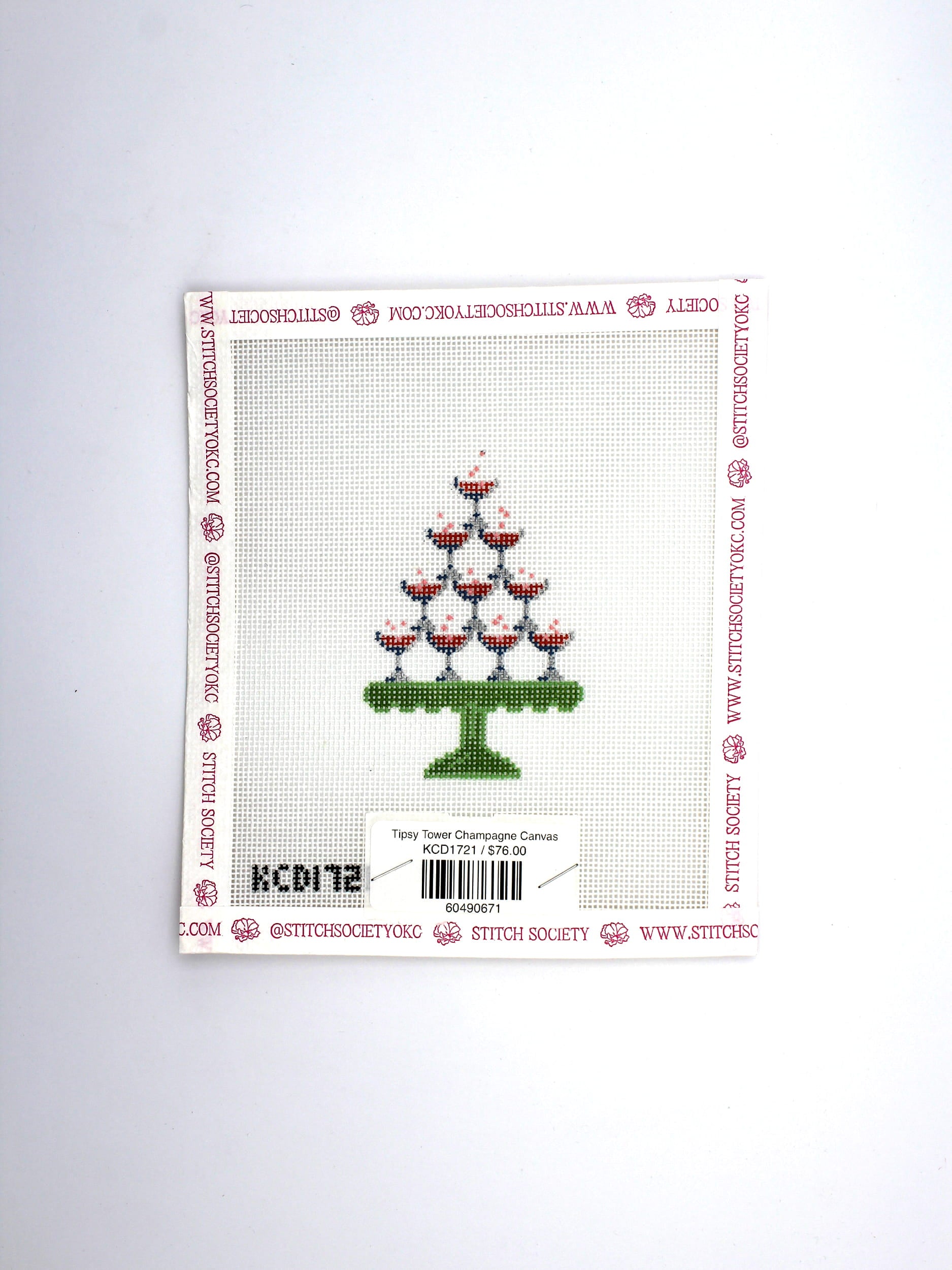 Tipsy Tower Champagne Canvas