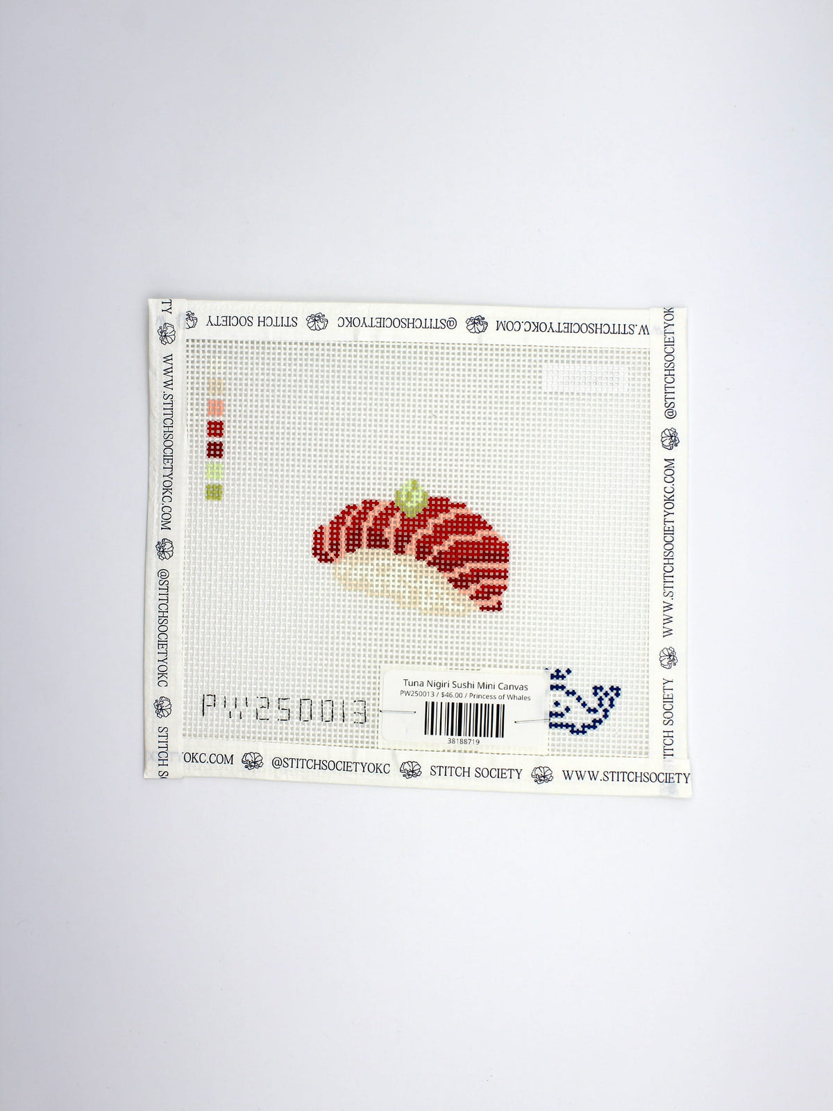 Tuna Nigiri Sushi Mini Canvas