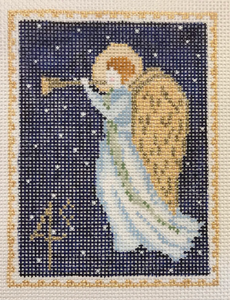 Vintage Stamp Collection - Angel Canvas
