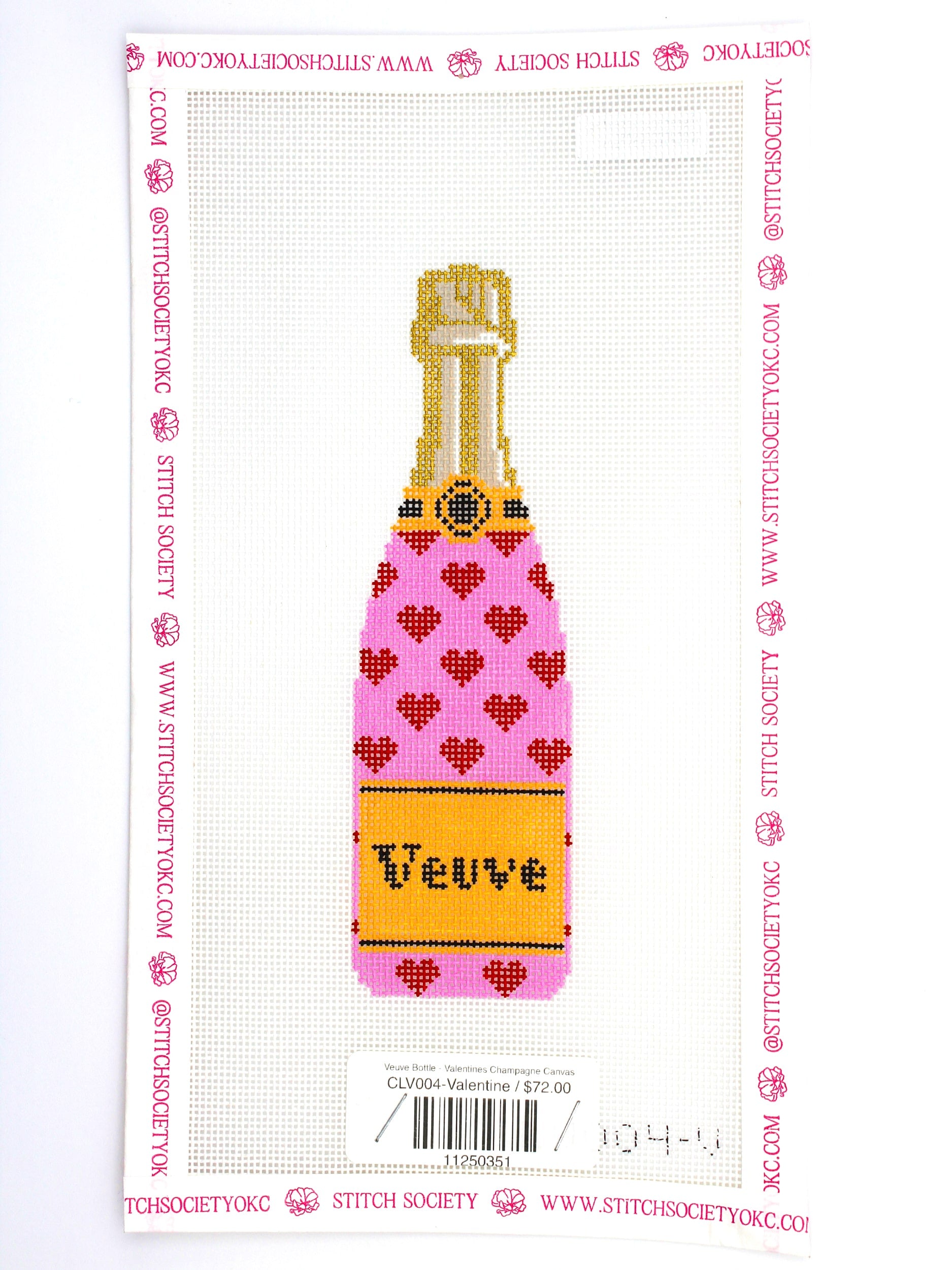 Veuve Bottle - Valentines Champagne Canvas
