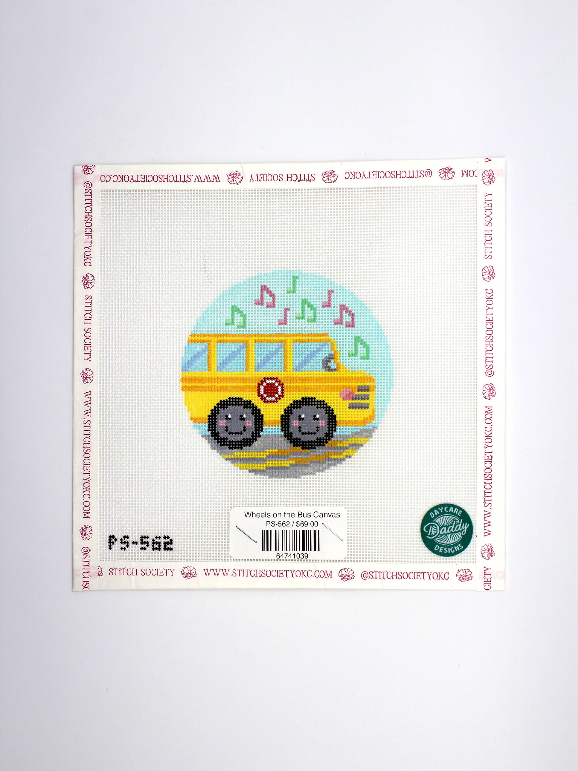 Wheels on the Bus Canvas
