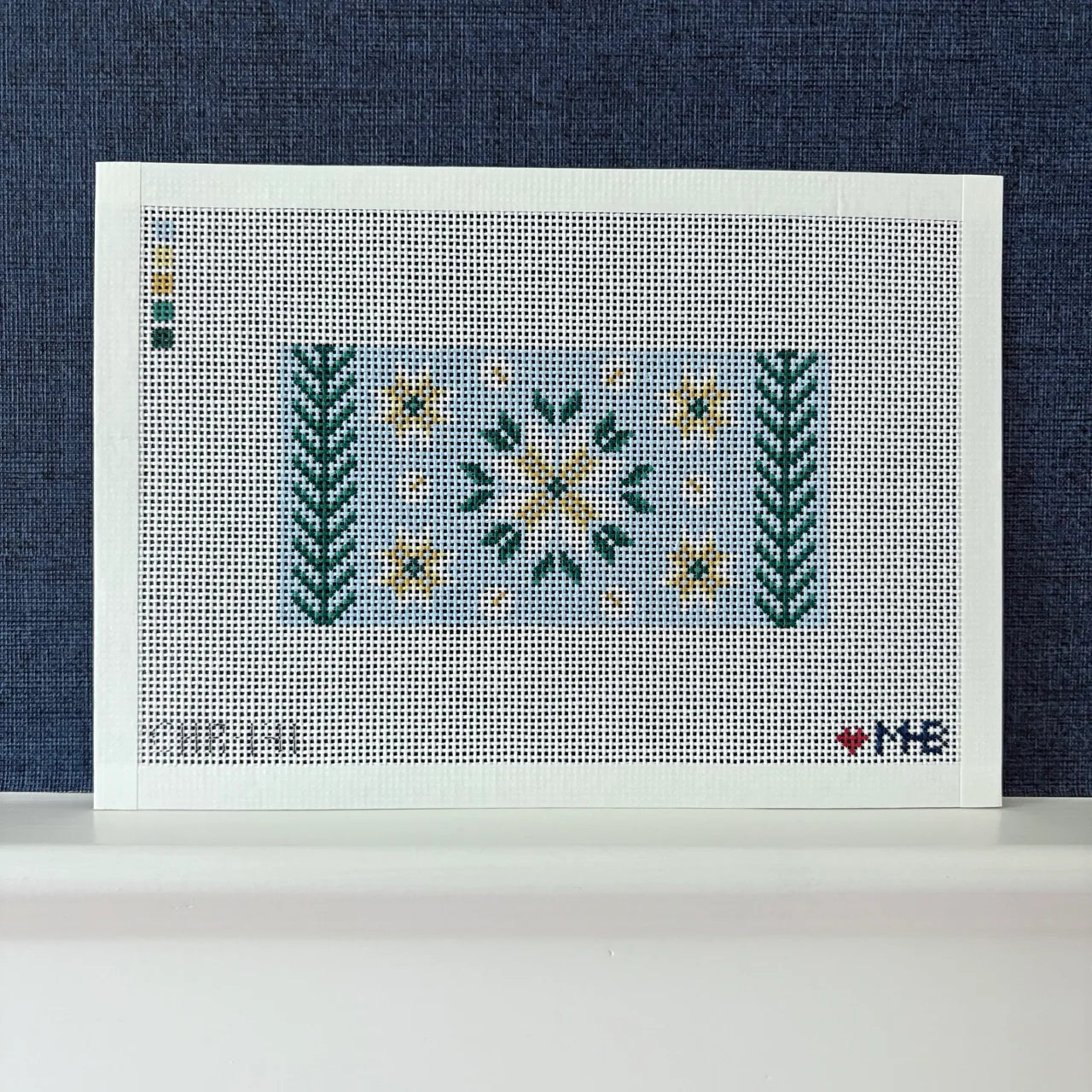 Winter Poinsettia Insert Canvas