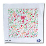 Woodland Christmas Animal Square Printed Canvas