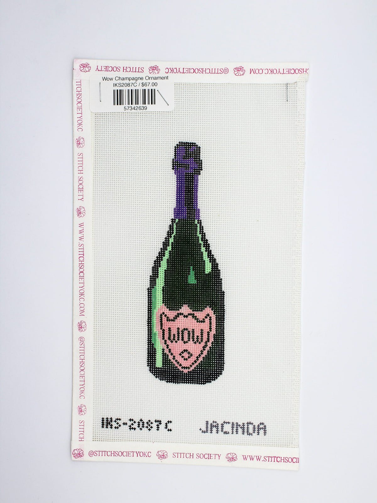 Wow Champagne Ornament