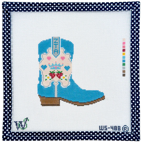 Zeta Tau Alpha Boot Canvas