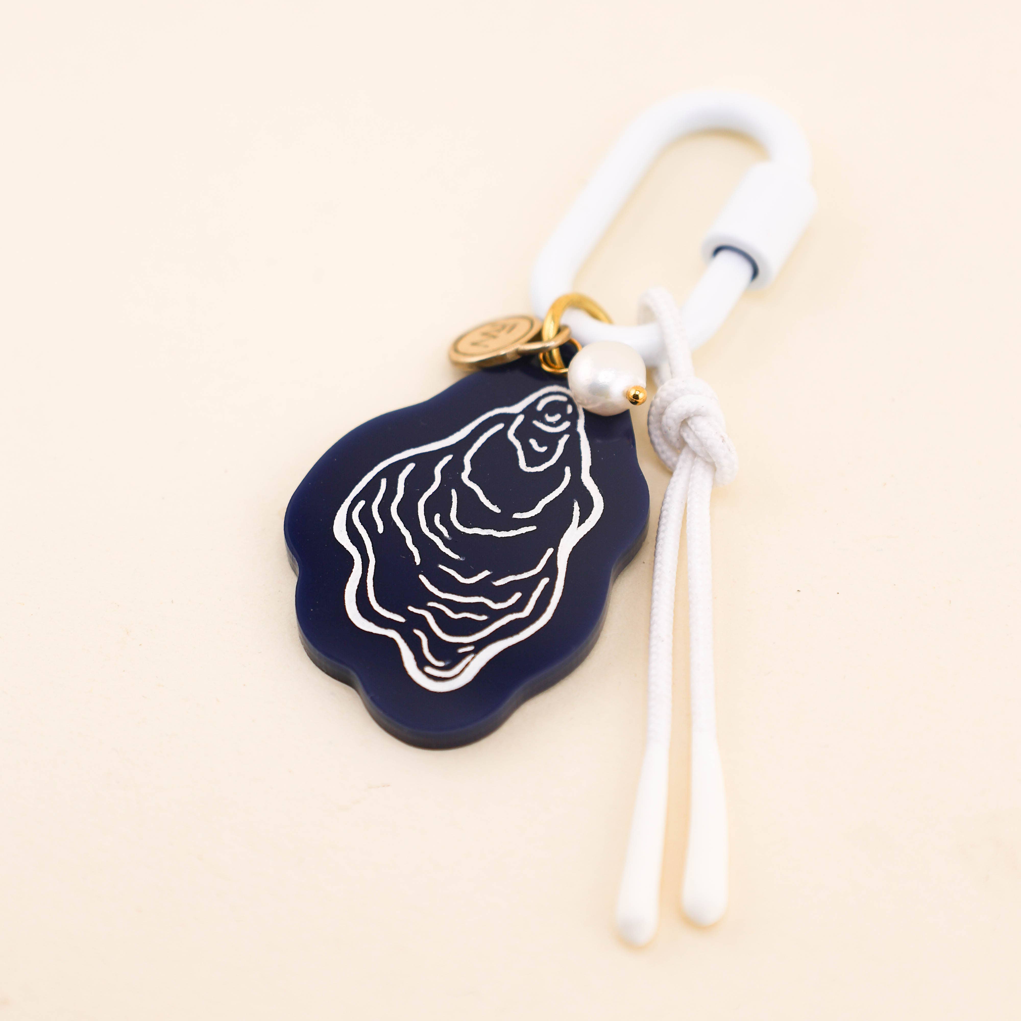 Oyster Pearl Bag Charm