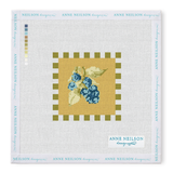 Flourishing Watercolor Square Canvas