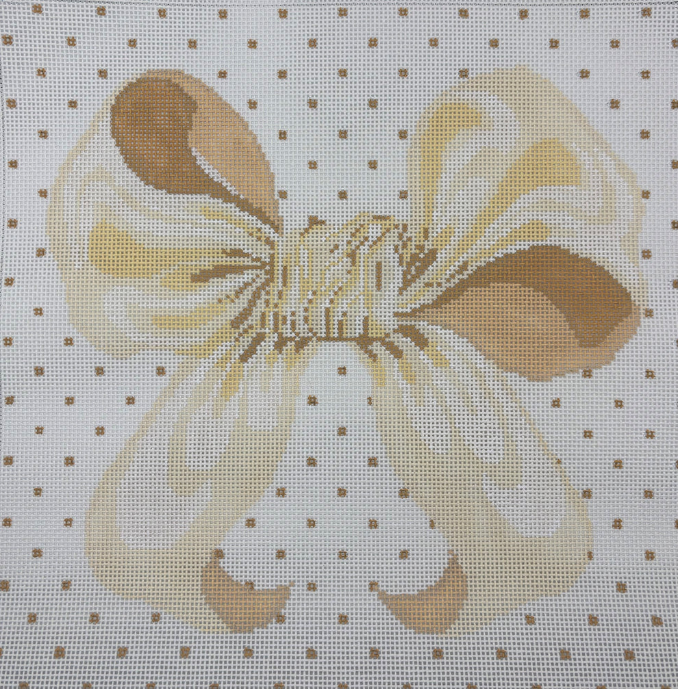 Cream Bow 13M Canvas