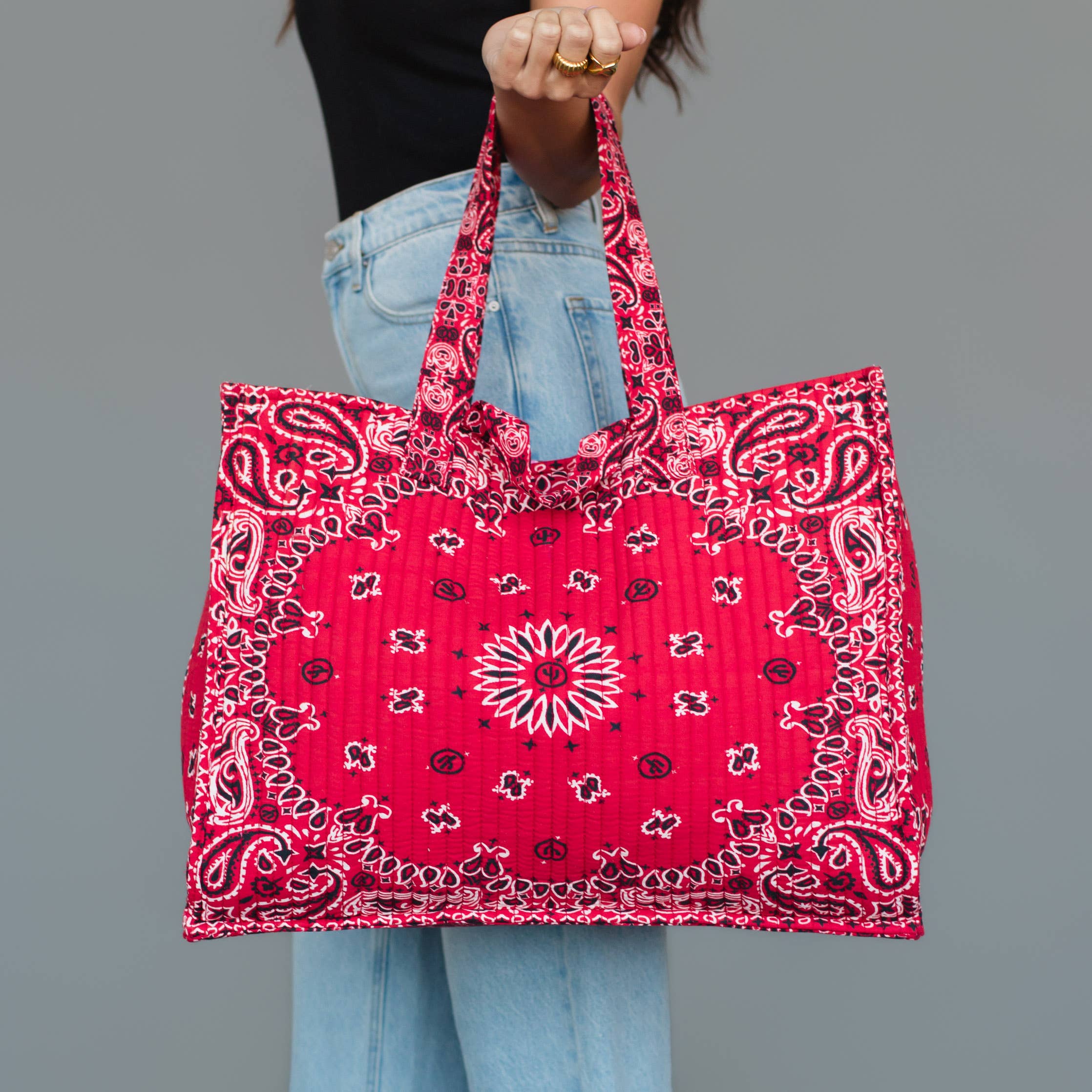 Red Bandana Tote