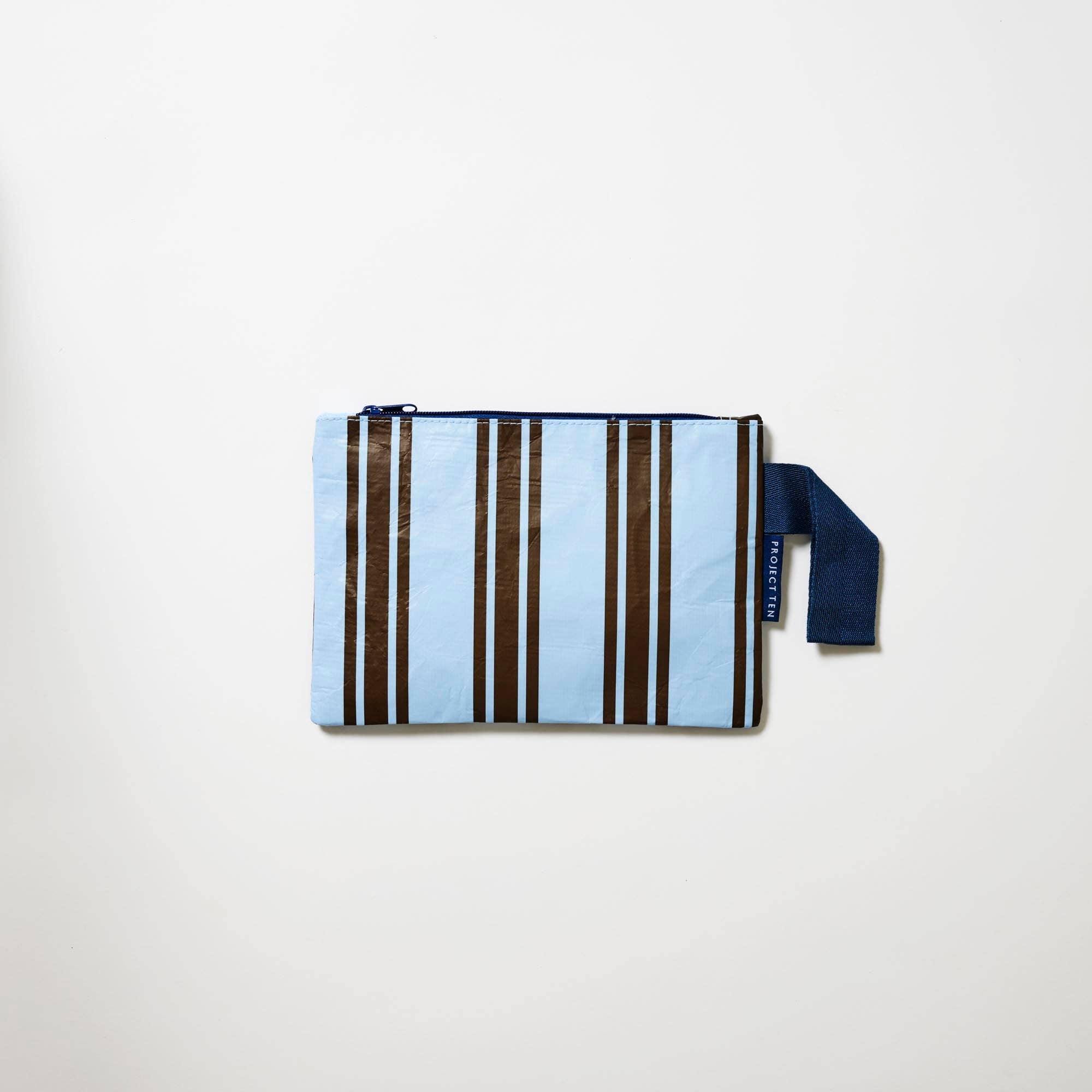Mini Zip Pouch – Oxford Stripe