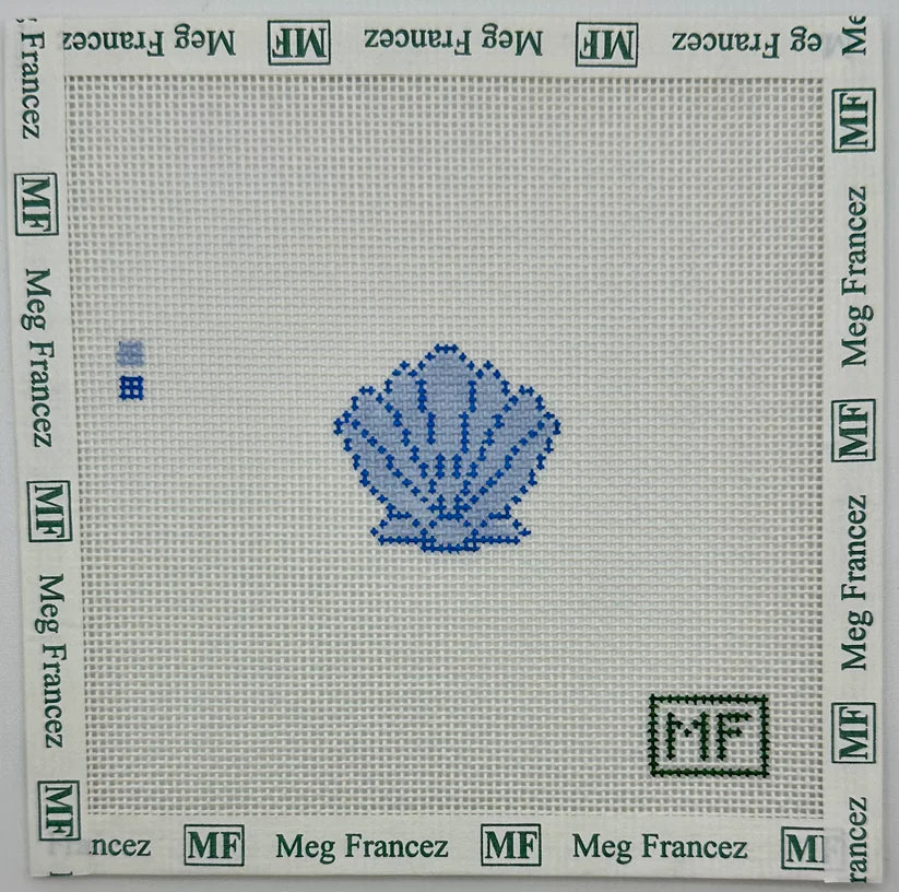 Blue Shell Mini Canvas