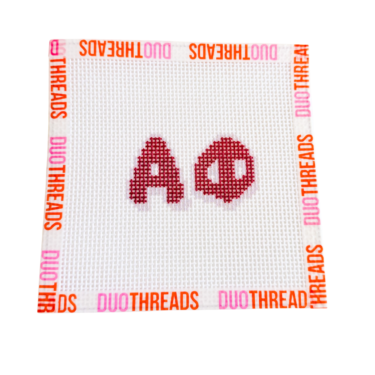 Alpha Phi Sorority Bubble Letter Needlepoint