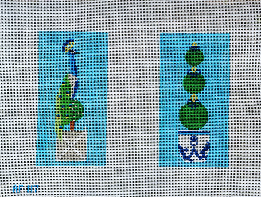 Peacock Double Eyeglass Case