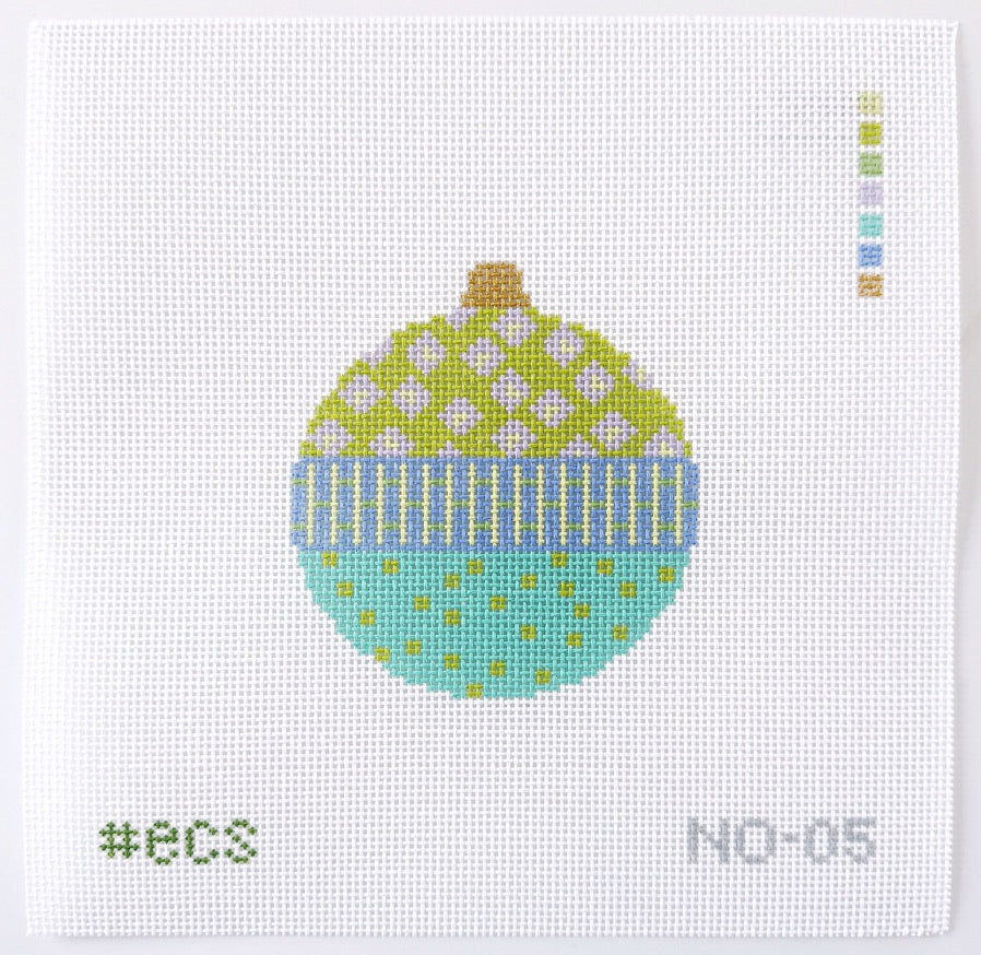 Chartreuse Round Bauble ECS Canvas