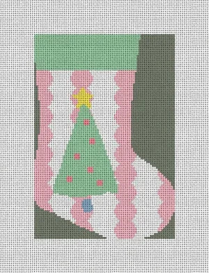 Christmas Tree Mini Stocking