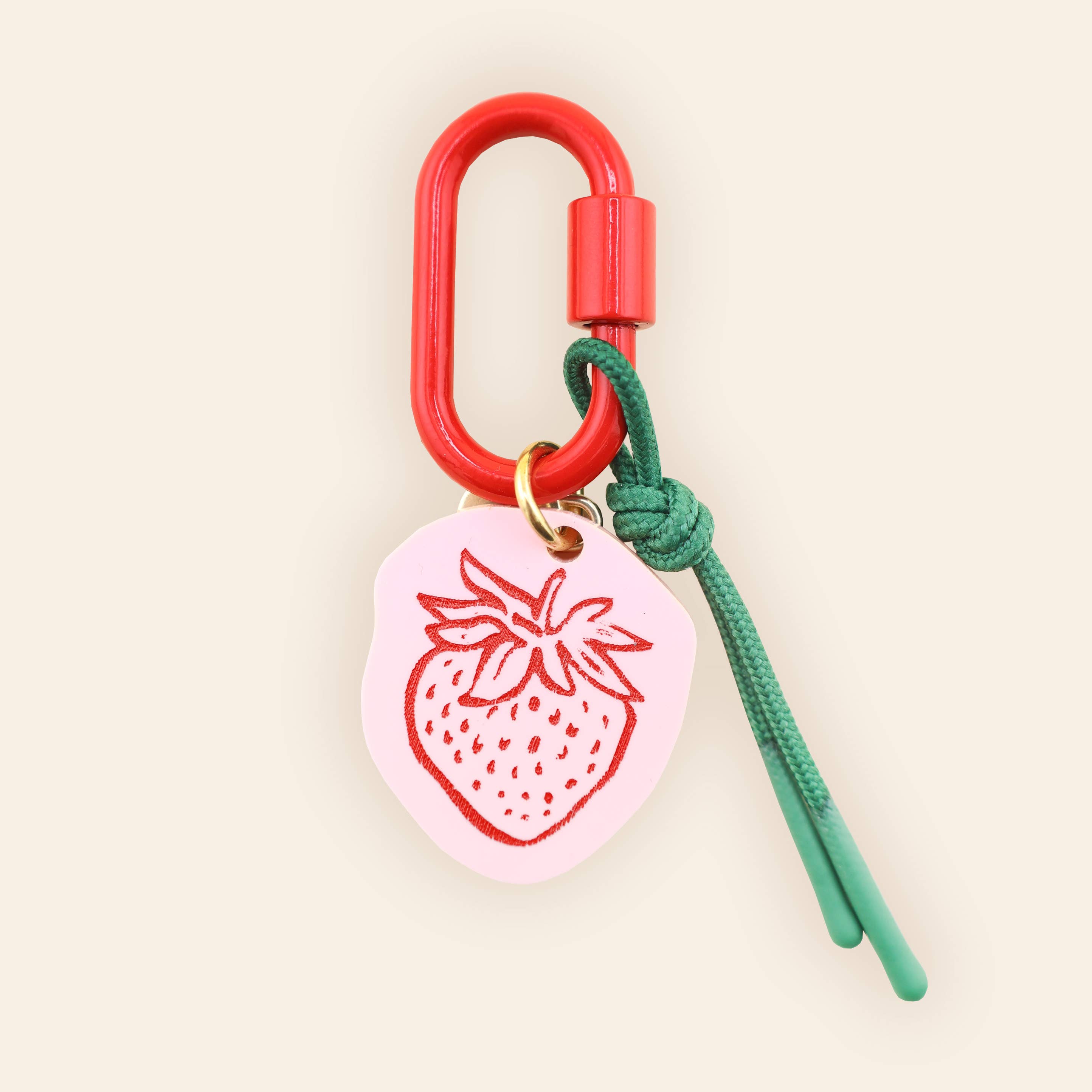 Strawberry Bag Charm