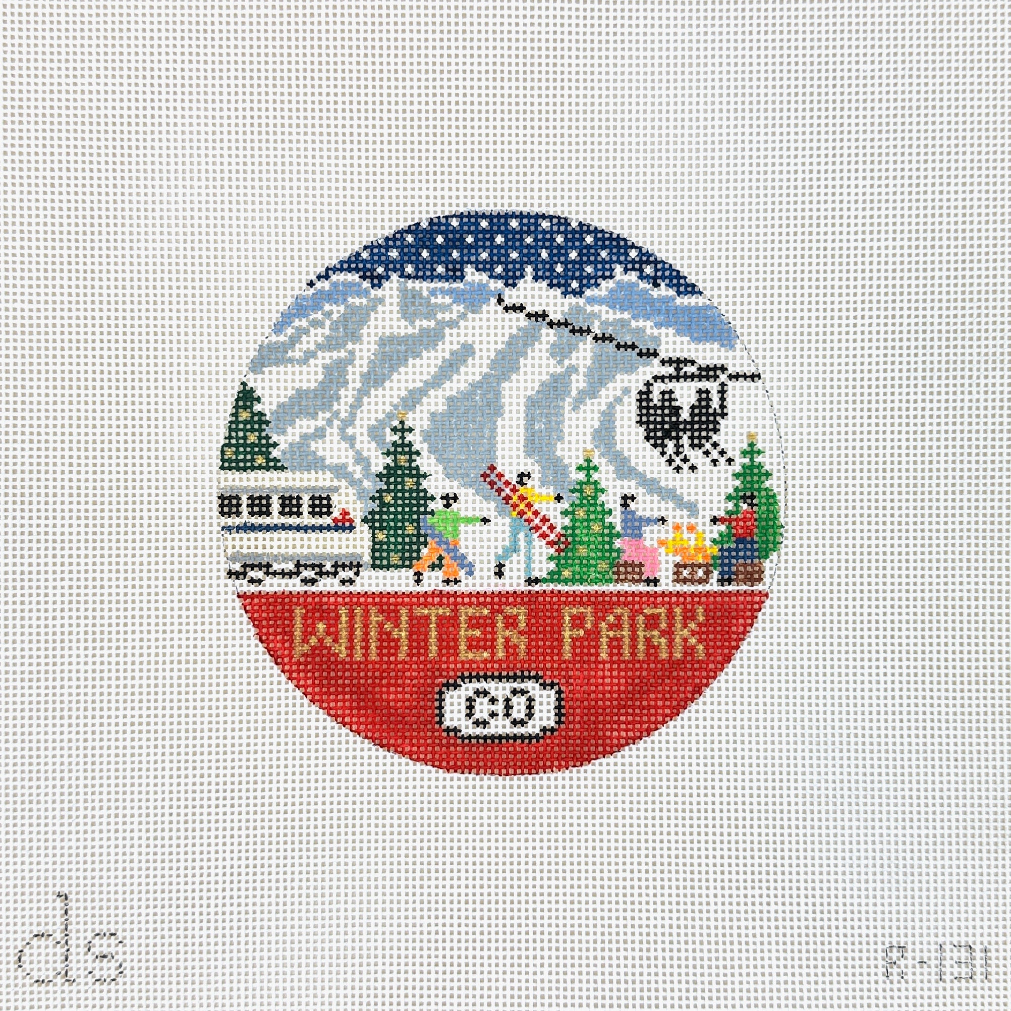 Winter Park Round Canvas