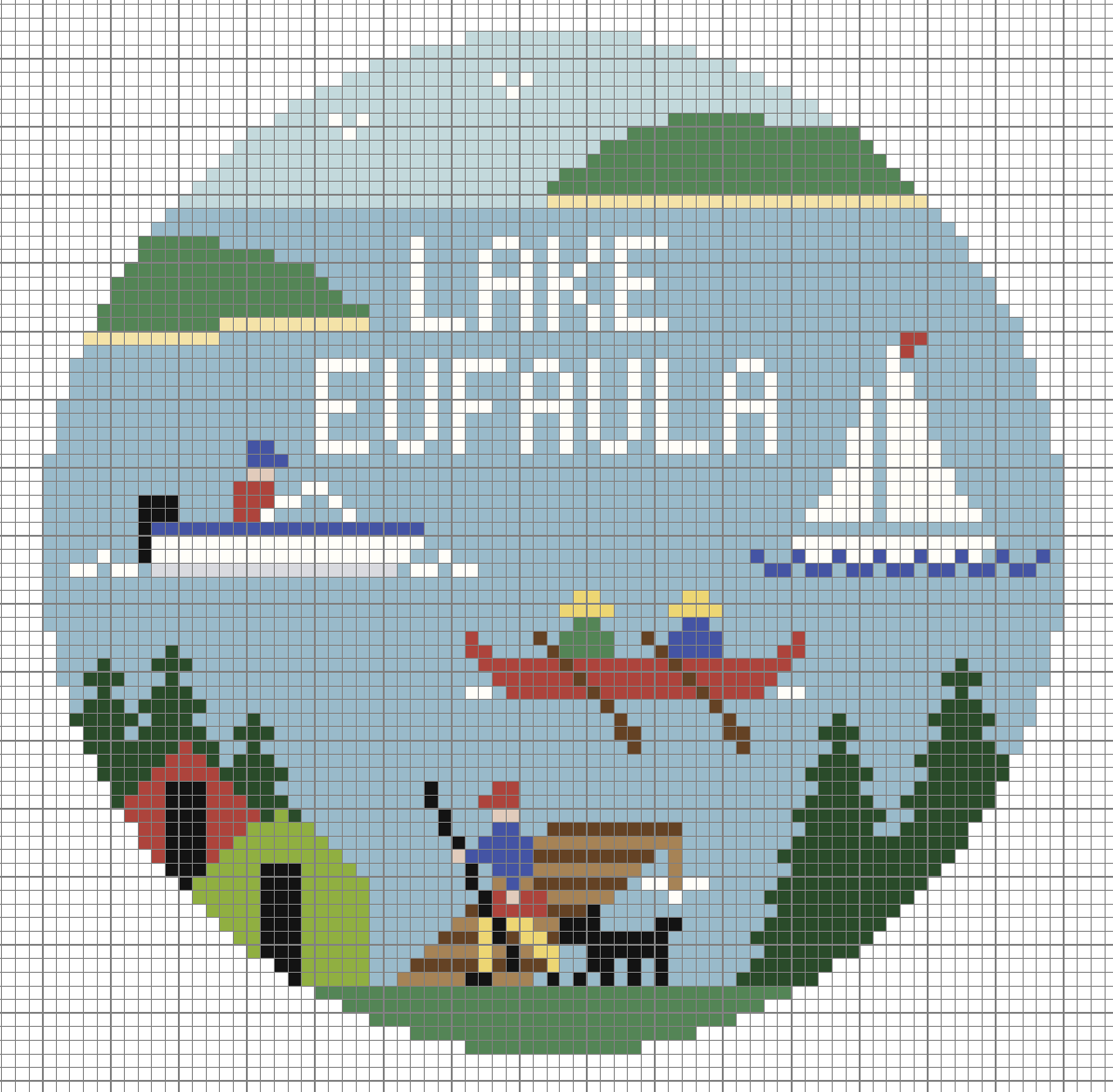 Lake Eufaula Oklahoma Canvas
