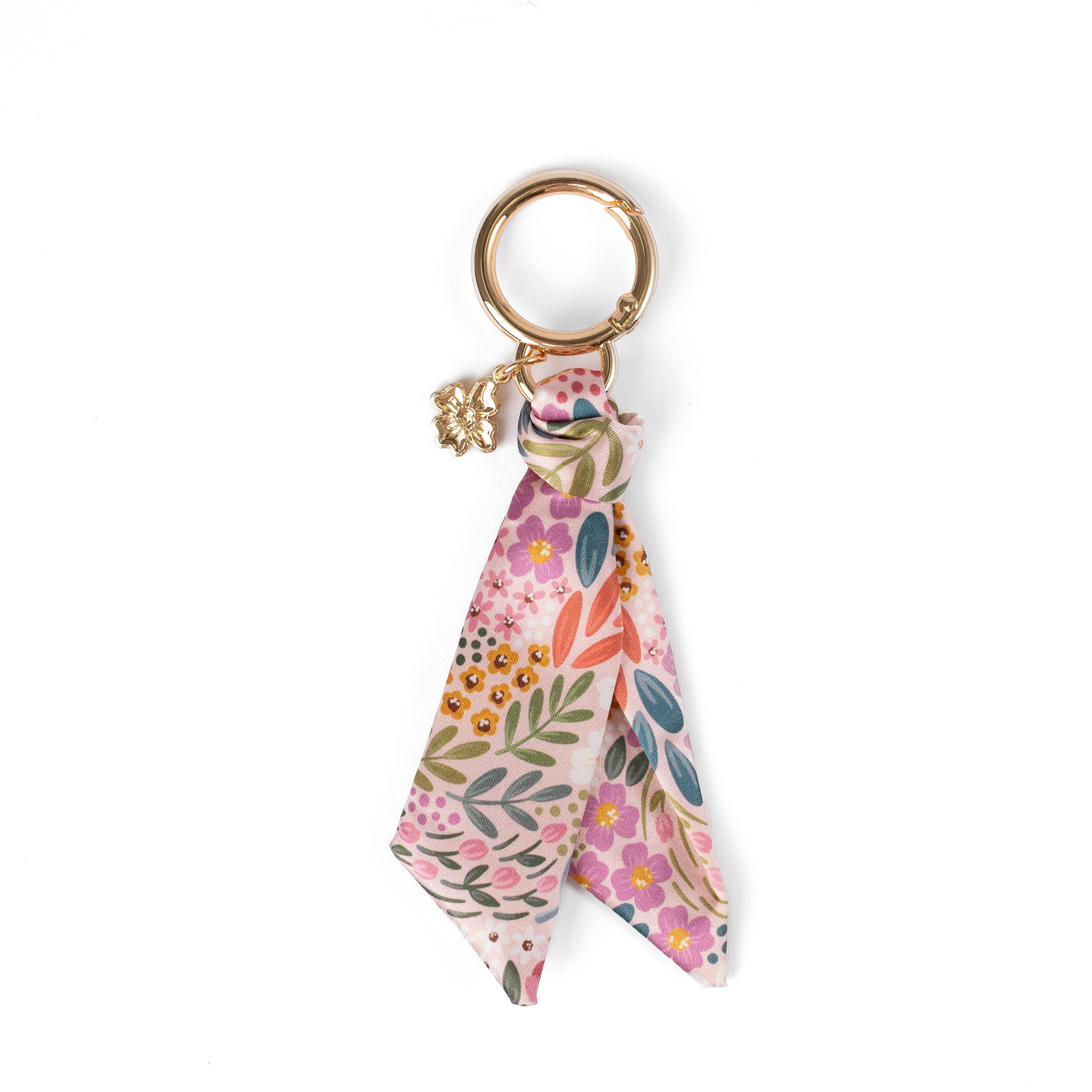 Floral Satin Keychain: Summer Meadows