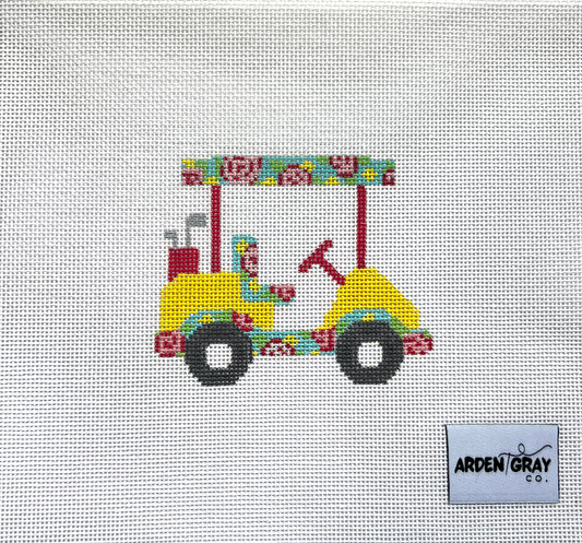 Floral Golf Cart Canvas