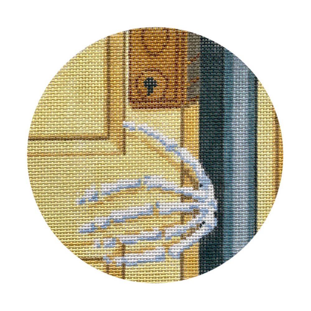 Skeleton Hand Ornament Canvas