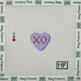 Lavender Heart Mini Canvas