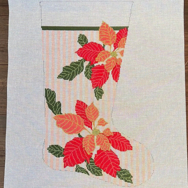 Poinsettia Stocking